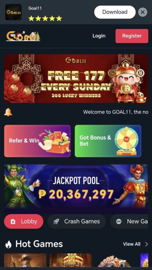 App lobby - preview